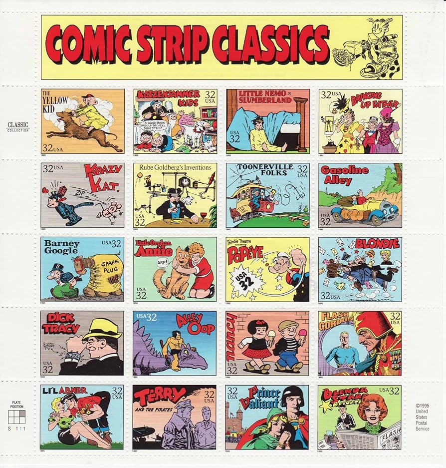 アメリカンコミック クラシック COMIC STRIP CLASSICSなど4点 Amazon.com: USPS Comic Strip Classics (Classic Collection) (Sheet